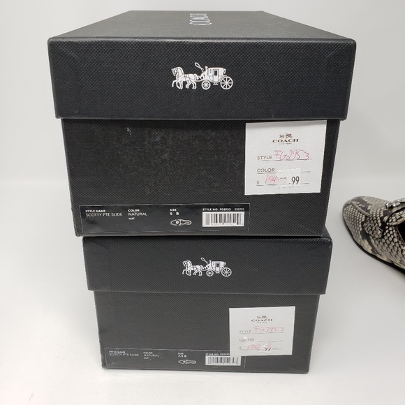 Brand New Coach Flat Shoes Snakeskin MSRP $195 - Picture 6 of 6